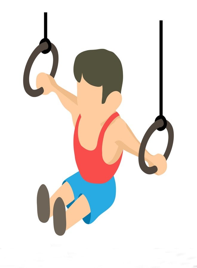 Boffle Gymnastics Rings for Kids | 170 cm Fun Gymnastic Toys for Boys and Girls | Ideal for Indoor and Outdoor Play Set - Image 5